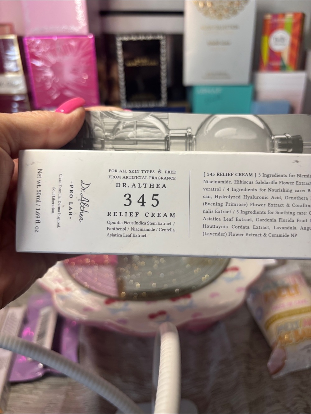 345 Relief Cream - White